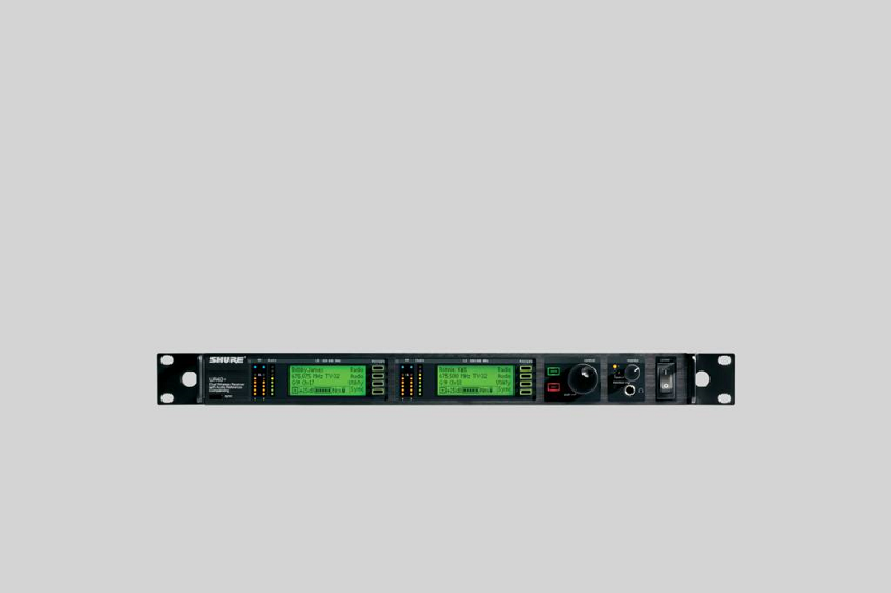 2 - Shure UR4D+ 